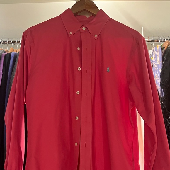 Ralph Lauren Garment-Dyed Twill Shirt Men’s Medium w Pony Logo - Picture 2 of 6